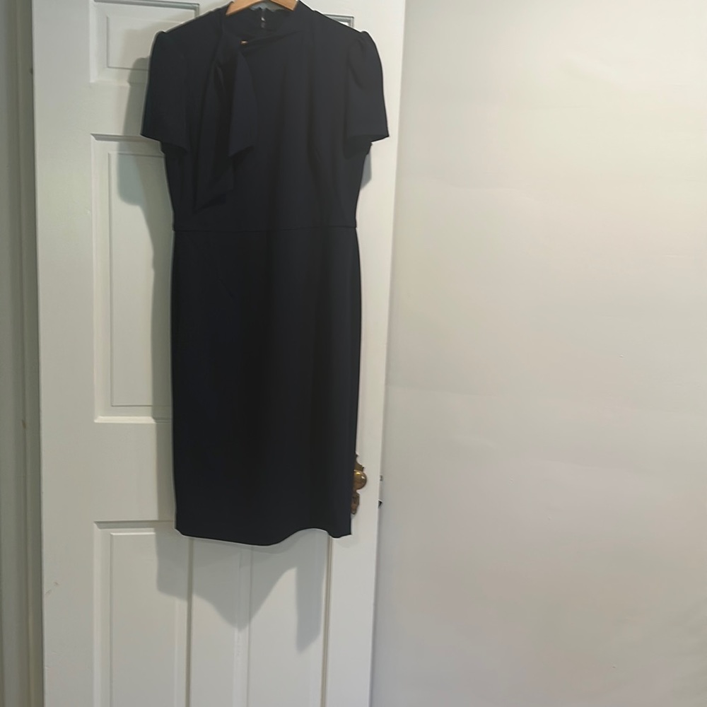 Twilight Navy dress with neck sash